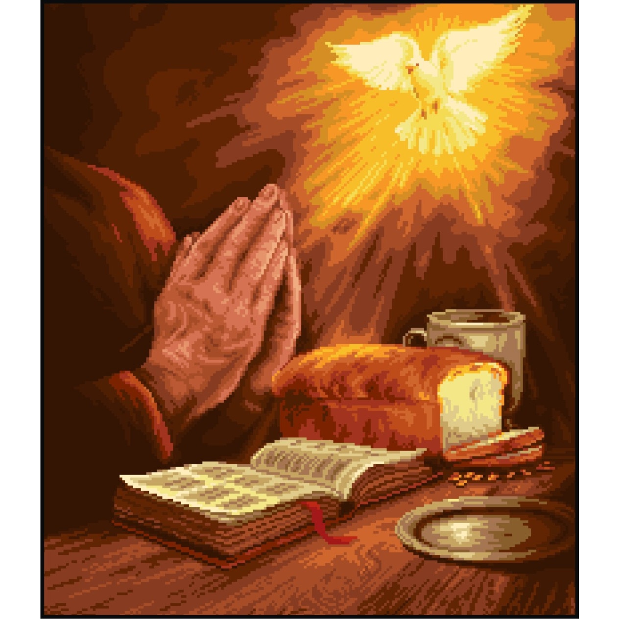 Darul Domnului - kit goblen cu diagrama color