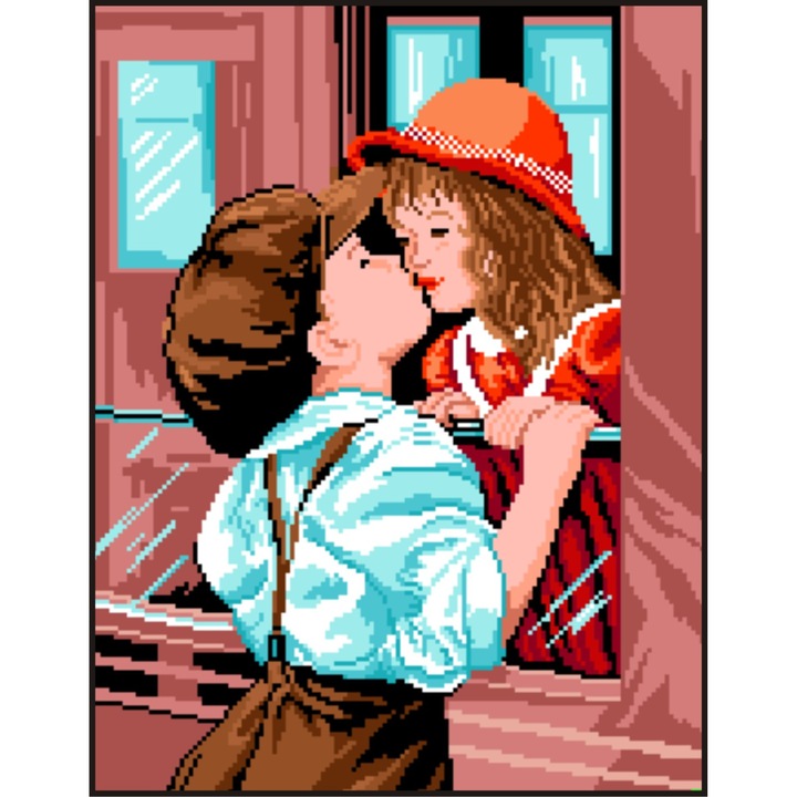 Despartire - kit goblen cu panza imprimata