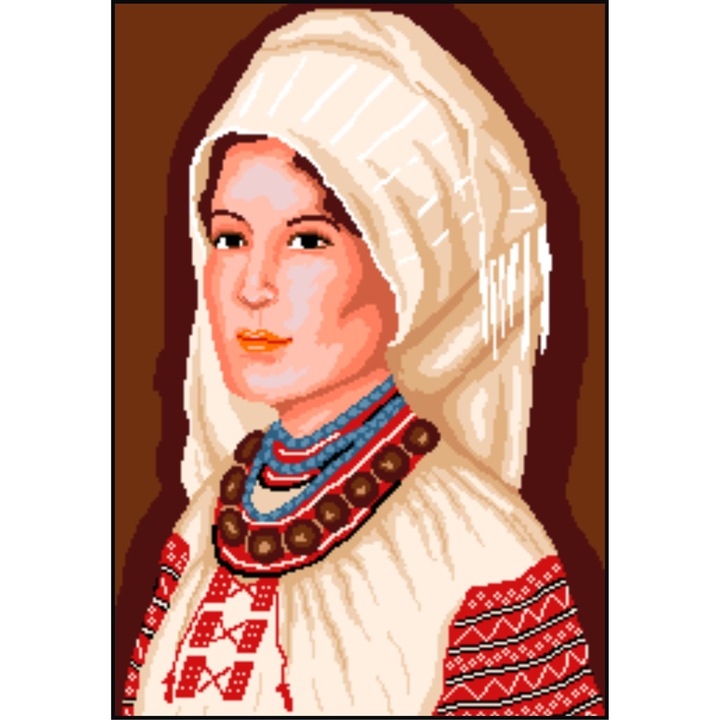 Taranca bihoreanca - kit goblen cu diagrama color