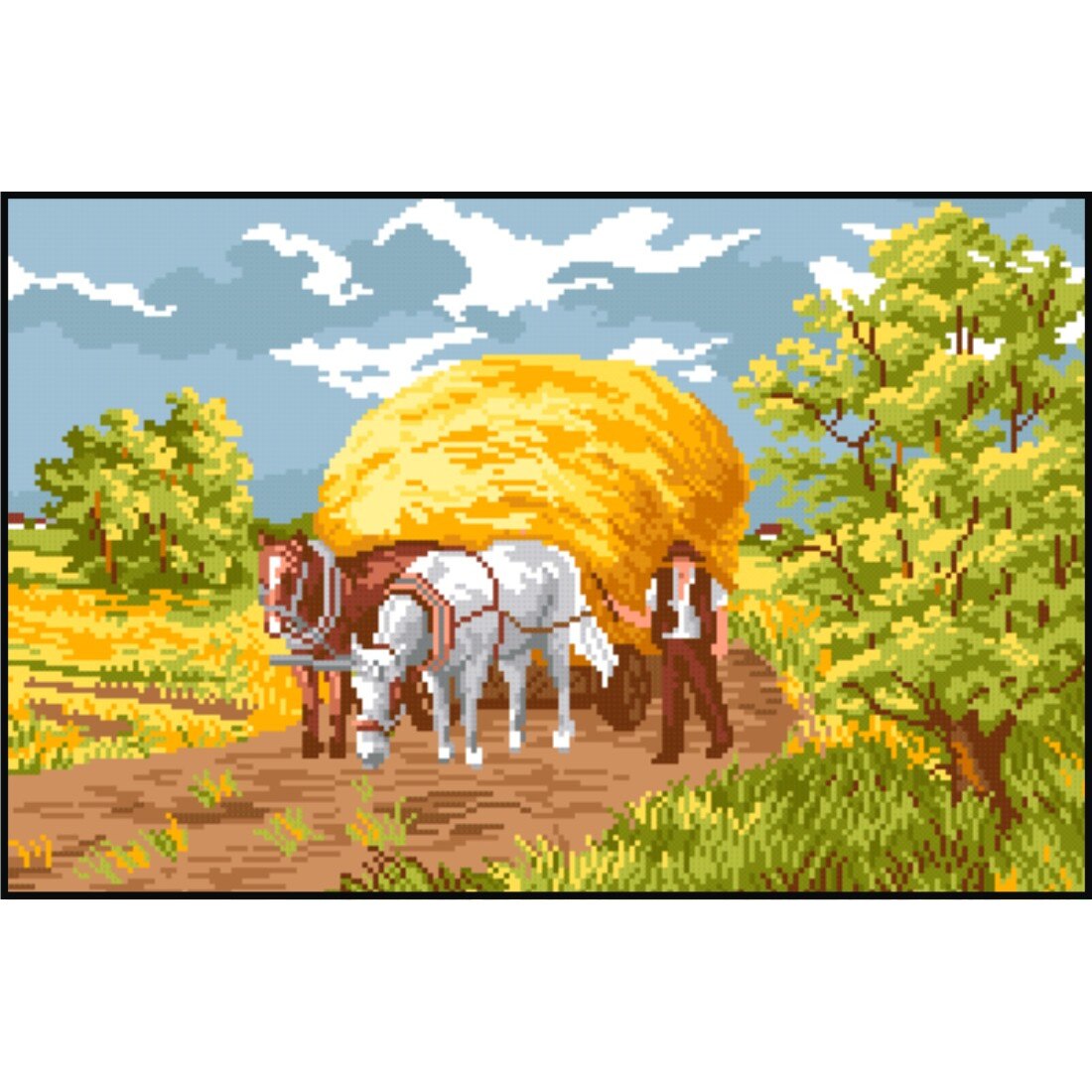 Dupa seceris - kit goblen cu diagrama color