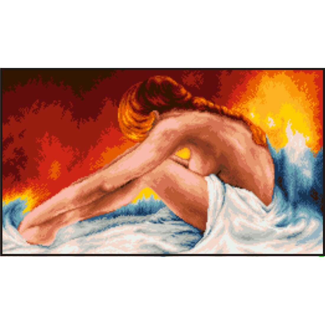 Intimitate - kit goblen cu panza imprimata