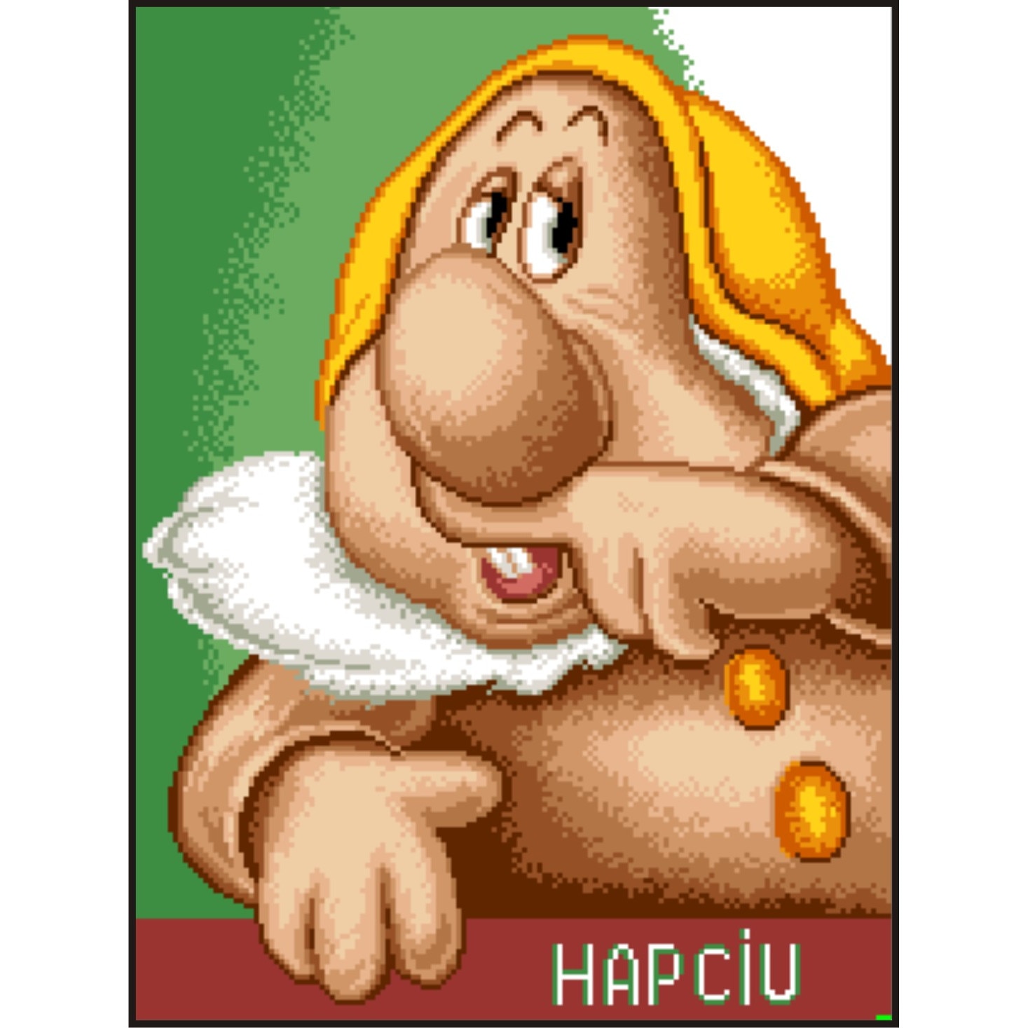 Hapciu - kit goblen cu diagrama alb-negru