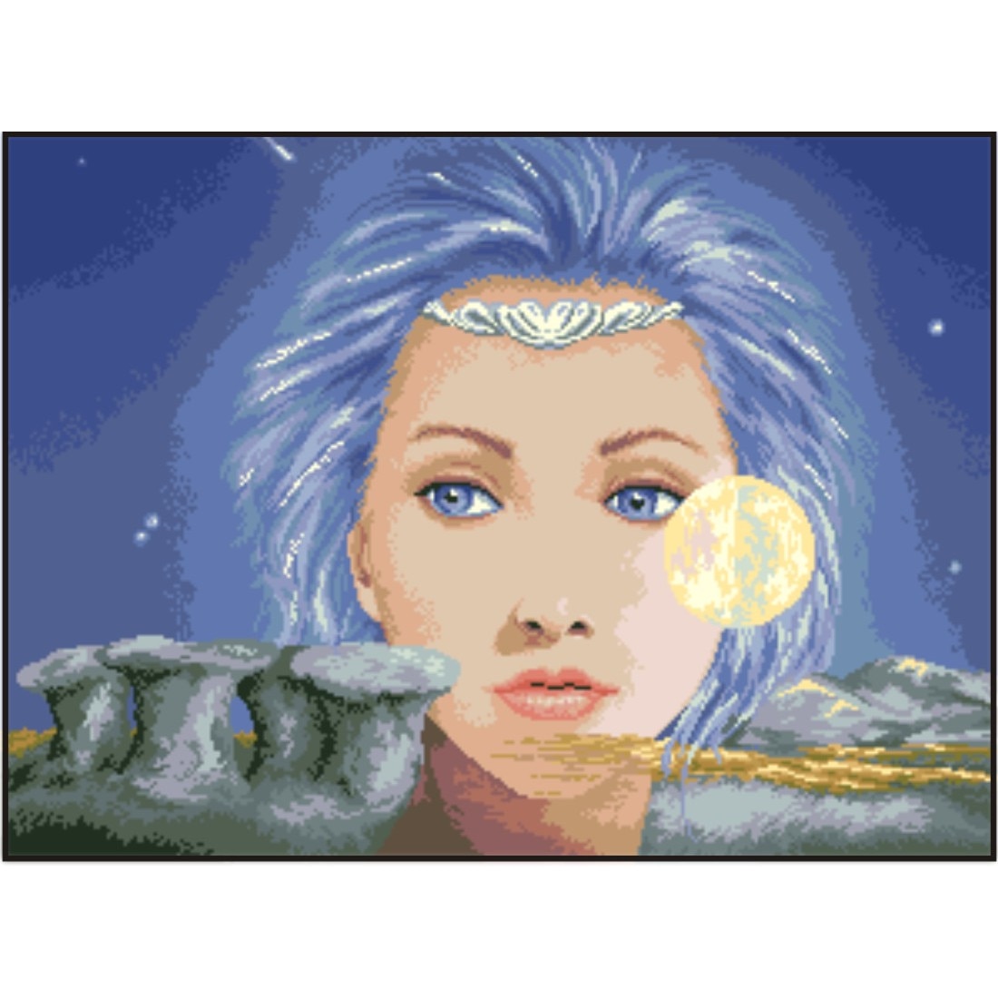 Spiritul babelor - kit goblen cu panza imprimata