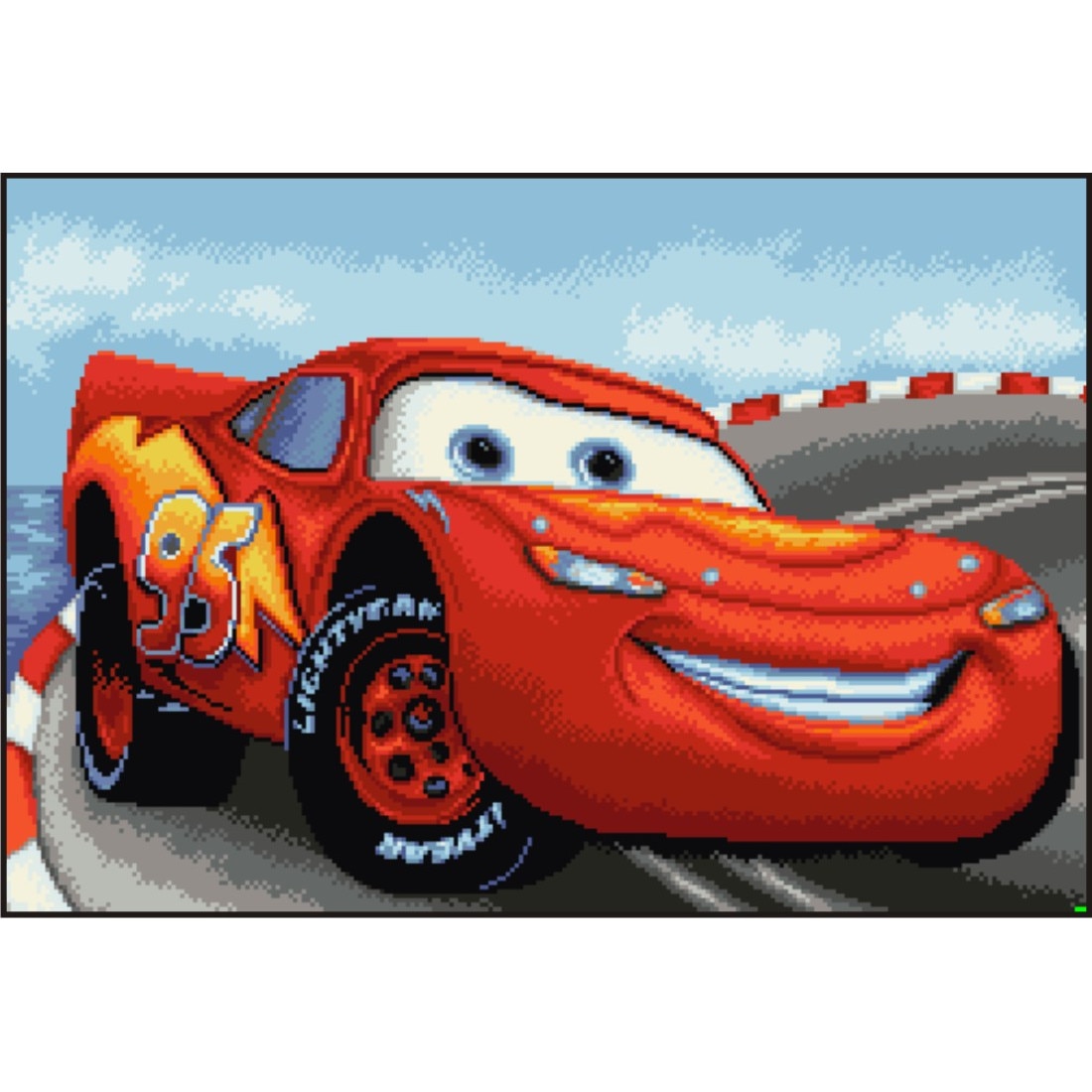 Cars - kit goblen cu diagrama color