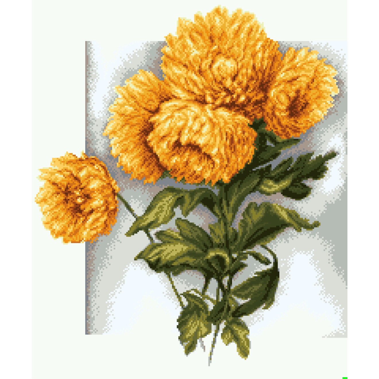 Fiicele toamnei - kit goblen cu panza imprimata