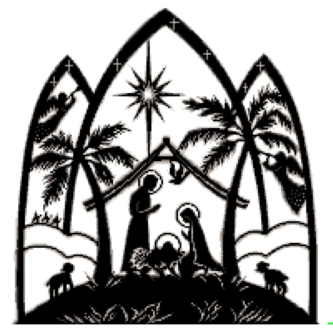 Noapte sfanta - kit goblen cu diagrama color