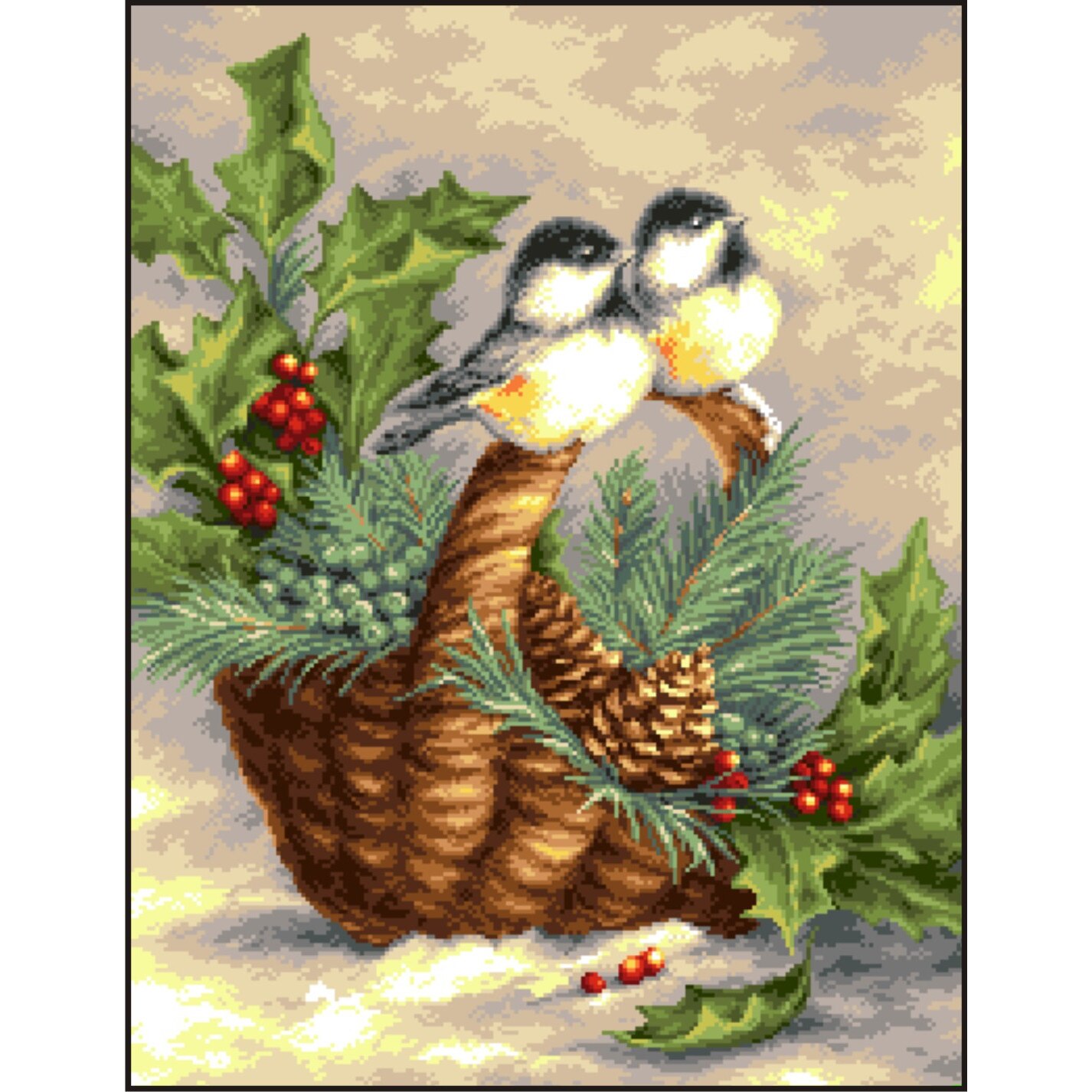 Zgribuliti - kit goblen cu diagrama color