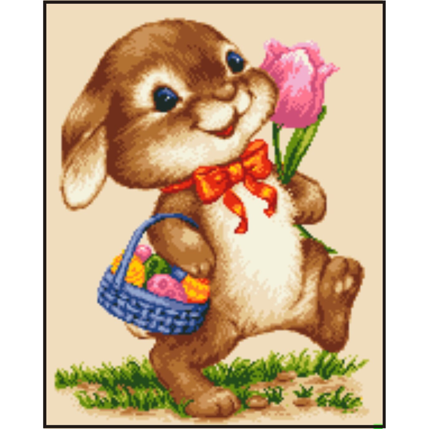 Bucurie Pascala - kit goblen cu diagrama color