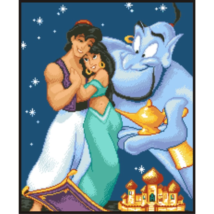 Aladin - kit goblen cu panza imprimata