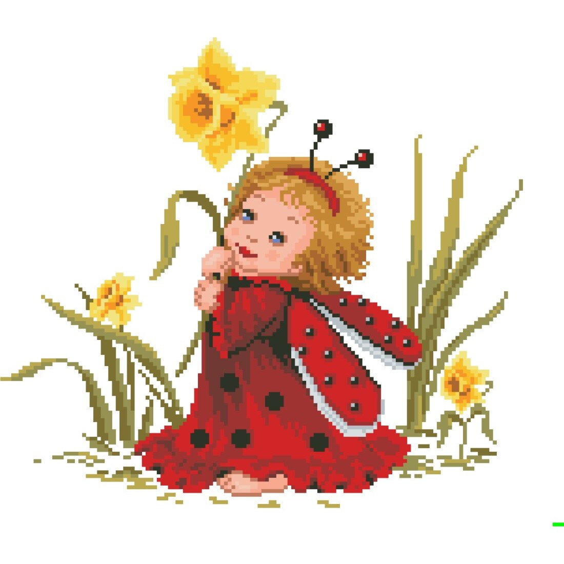 Dragoste impartasita - kit goblen cu diagrama color