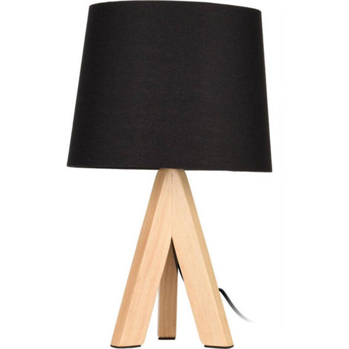Lampa cu picioare din lemn, inaltime 29 cm