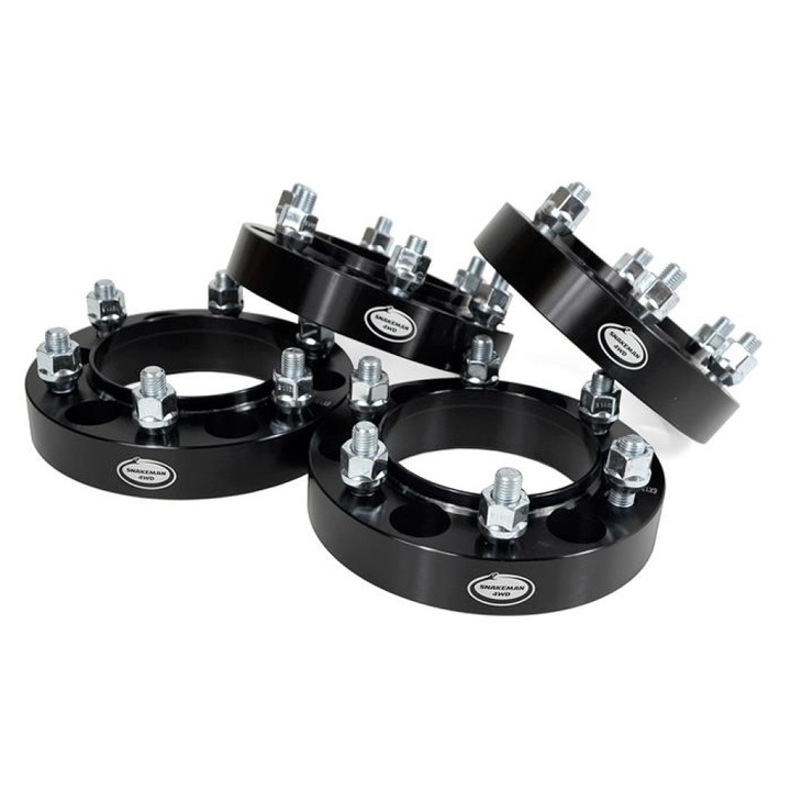 Set 4 bucati flanse distantiere Visoli pentru Isuzu D-Max 2005-2015 38mm 6x139, 7 M12x1, 5 CB 100, 5 cu inel de centrare
