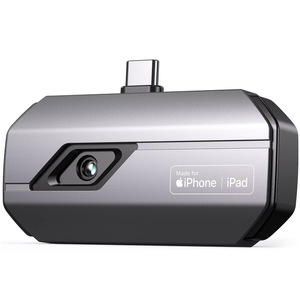 Camera Termoviziune pentru telefon, externa, portabila, pentru iPhone si iPad, compatibil IOS, rezolutie inalta, 256x192 HD, interval de masurare -20°C~550°C, 40mK Sensibilitate, 25Hz, Mod PiP, Port USB-C