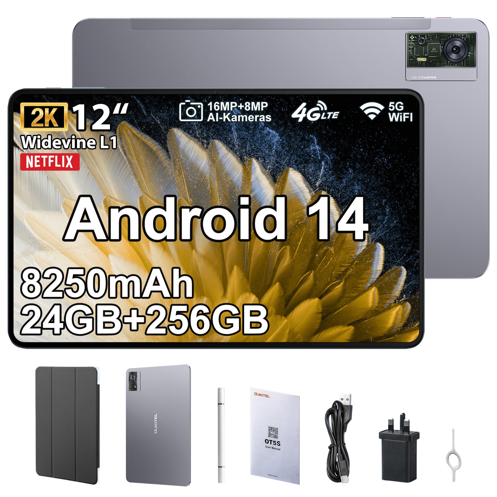 Tableta OUKITEL OT5S, 12