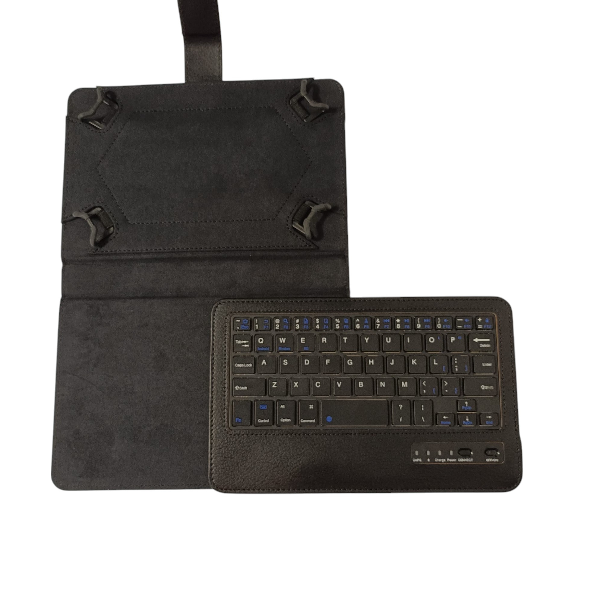 Husa universala cu tastatura bluetooth detasabila pentru tableta de 7" si 8"