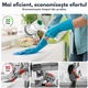 Perie electrica rotativa pentru curatare eficienta fara efort, INCO ®, Multifunctionala fara fir, maner fix, Display digital LCD, 7 capete diferite - diverse suprafete, 2 viteze reglabile, baterie cu incarcare USB tip C, baterie 2500mAh, 450 Rotatii, Alb