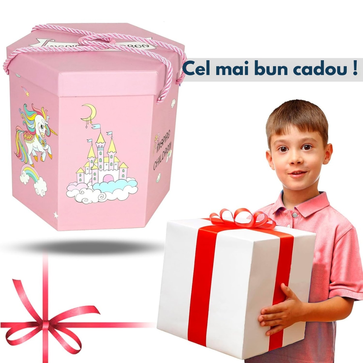 Set Creativ cu 93 de creioane colorate, carioci, markere, creta ...