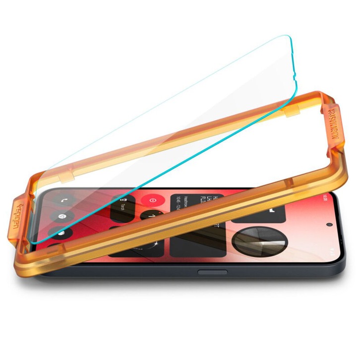 Folie de protectie compatibila cu Nothing Phone 2a/2a Plus, Glas.tr Align Master, set 2, sticla securizata, Transparent