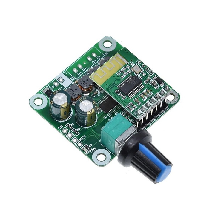 2x15W sztereó hangerősítő, Bluetooth 4.2 TPA3110-el, DC 10-25V