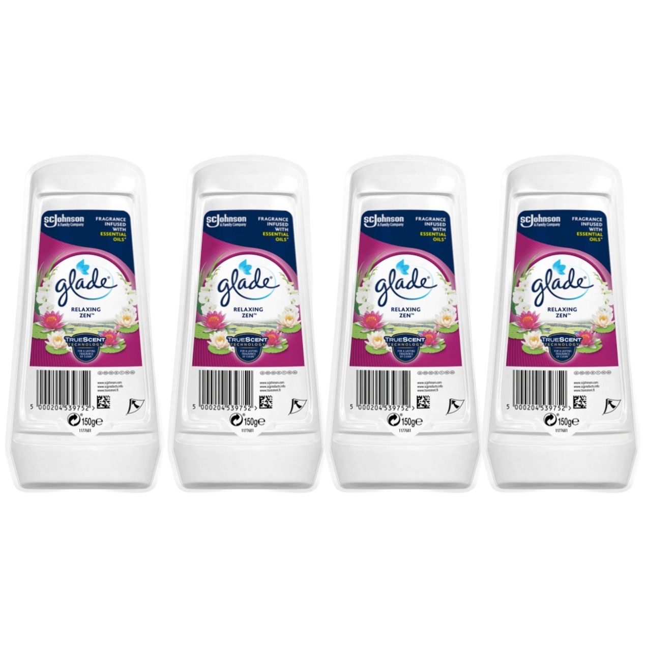 Set 4 x Glade Odorizant Camera Solid 150g Relaxing Zen, fresh aroma ...