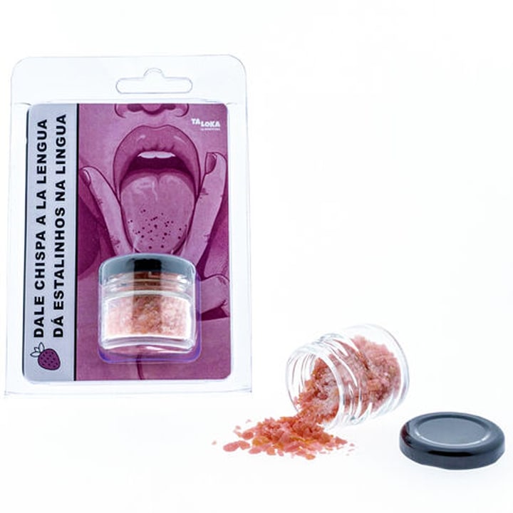 Mini Bomboane Efervescente 30 gr pentru Sex Oral, Aroma de Capsuni, pentru Limba, Sarut, Jocuri de Cuplu, Strawberry Flavor, Explozie de Gusturi, Senzatii, Trezeste Dorinta, Divertisment, Gadila Simturi