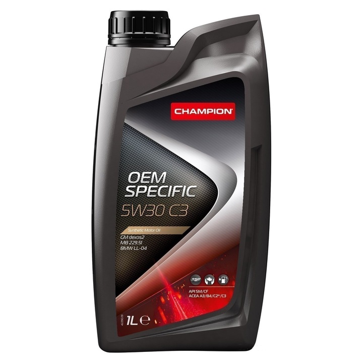 Motorolaj CHAMPION OEM C3 5W40, 1l