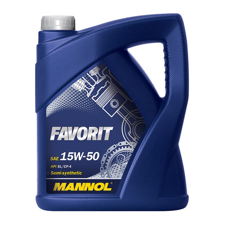 Моторно масло MANNOL FAVORIT , 15W50 , 5л