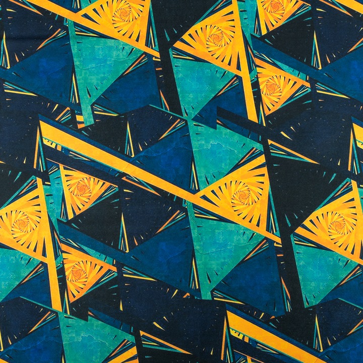 Viscose Twill Tesatura Triunghi Model Nuante, pentru cusut fete de masa, perdele, rochii De Albastru Marin