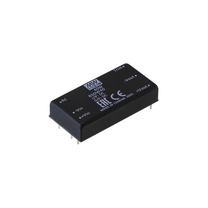 Convertor Mean Well RSDW40H-12 IN 40...160V, OUT-12V/3,33A