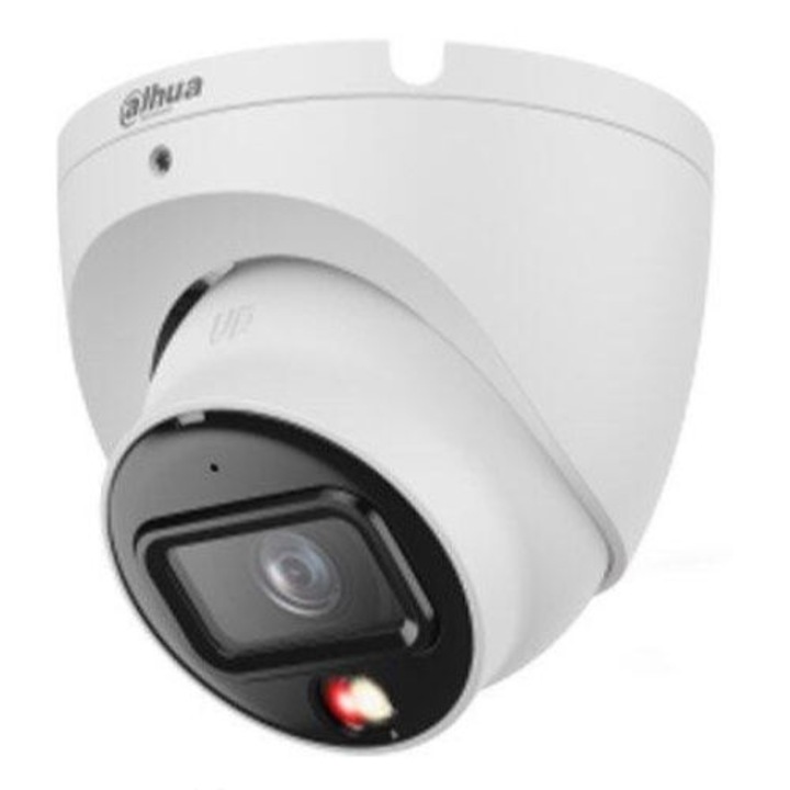 Камера IP Dahua, 8MP Smart Dual Light, IR 30m, бяла светлина 30m, обектив 2.8mm, микрофон, PoE - IPC-HDW1839T-A-IL-0280B-S6