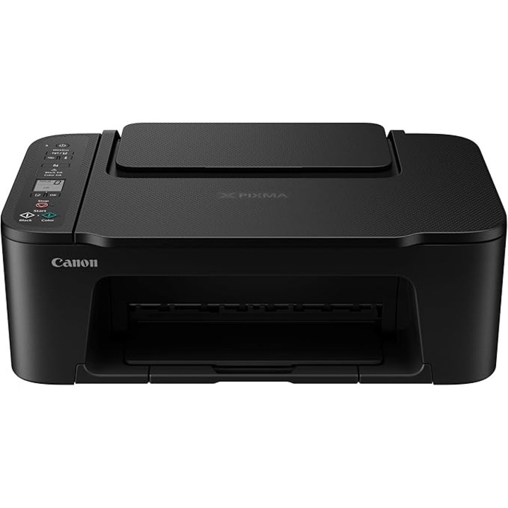 Canon PIXMA TS3750i: Imprimanta Color Inkjet Wireless A4, Printare, Copiere, Scanare, Compatibila cu PIXMA Print Plan, Imprimare Foto Fara Margini, Ideala pentru biroul de acasa si smartphone-uri
