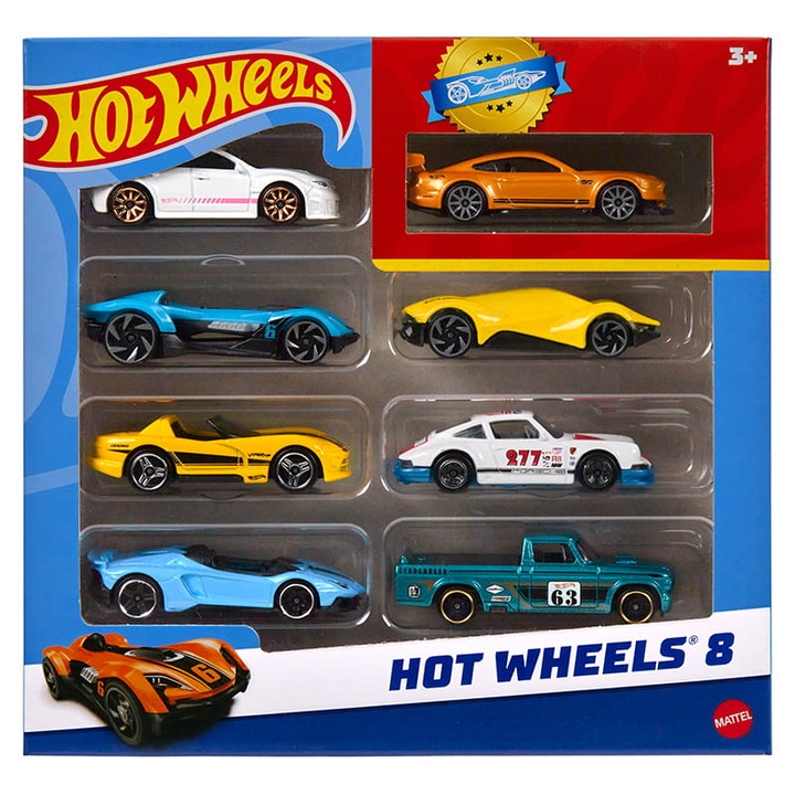 Hot Wheels: Kisautó csomag - 8-db-os