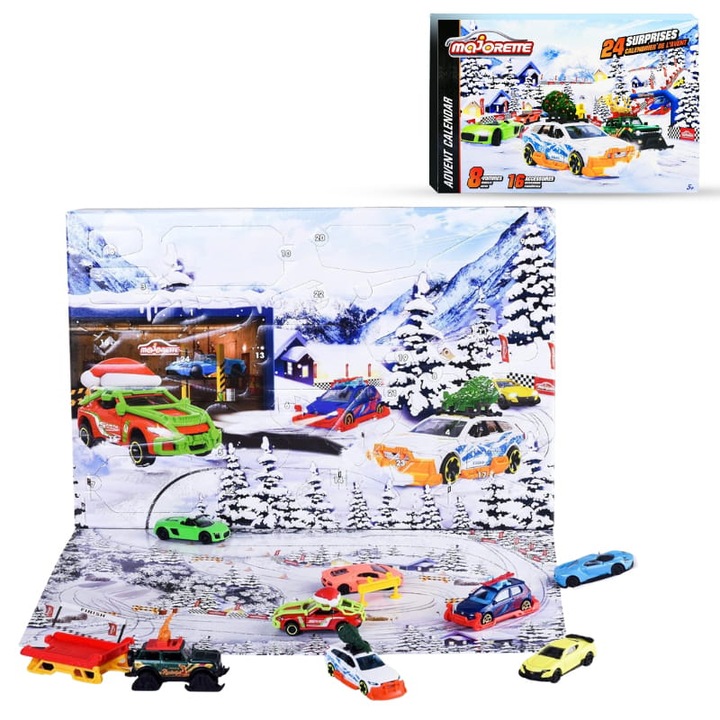 Adventi naptár Cars, Majorette, 5 év feletti, többszínű