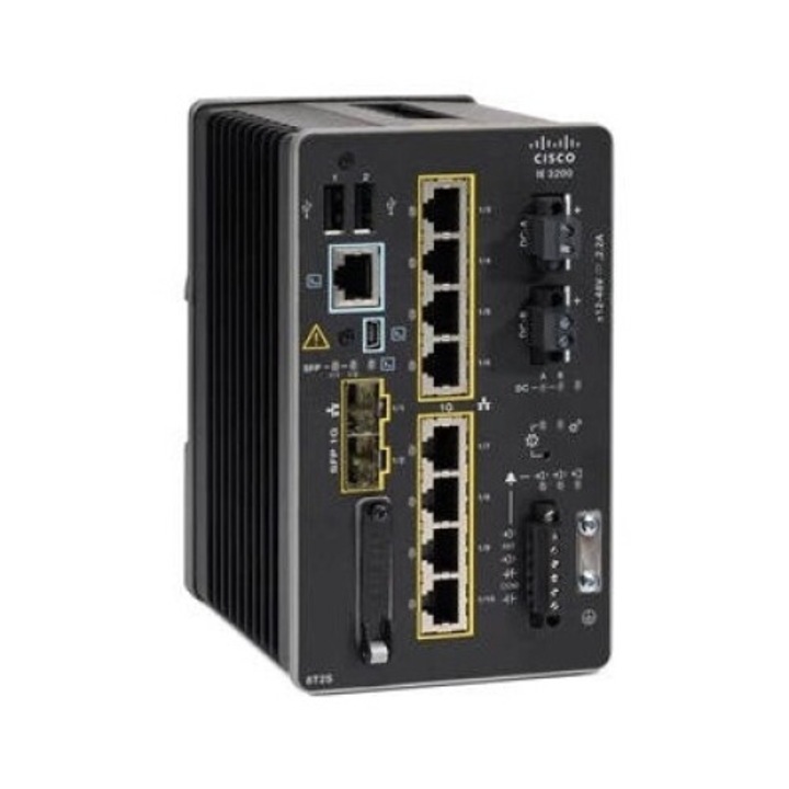 Switch Cisco Catalyst IE3200 RUGGED/SERIES FIXED SYSTEM NE IN Negru