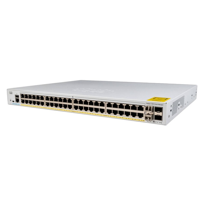 Kapcsoló Cisco Catalyst 1000 48 portos GE 4x10G SFP fehér