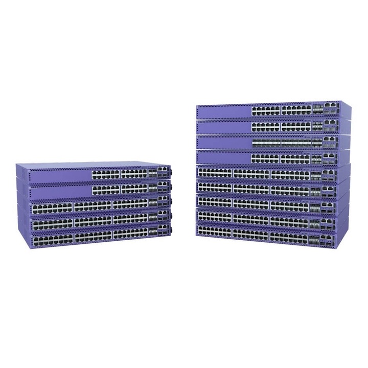 Switch Extreme Networks 5420M 48/10/100/1000BASET FDX/HDX 2 STACK Lila