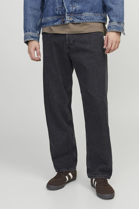 Jack & Jones, Relaxed fit farmernadrág, Fekete