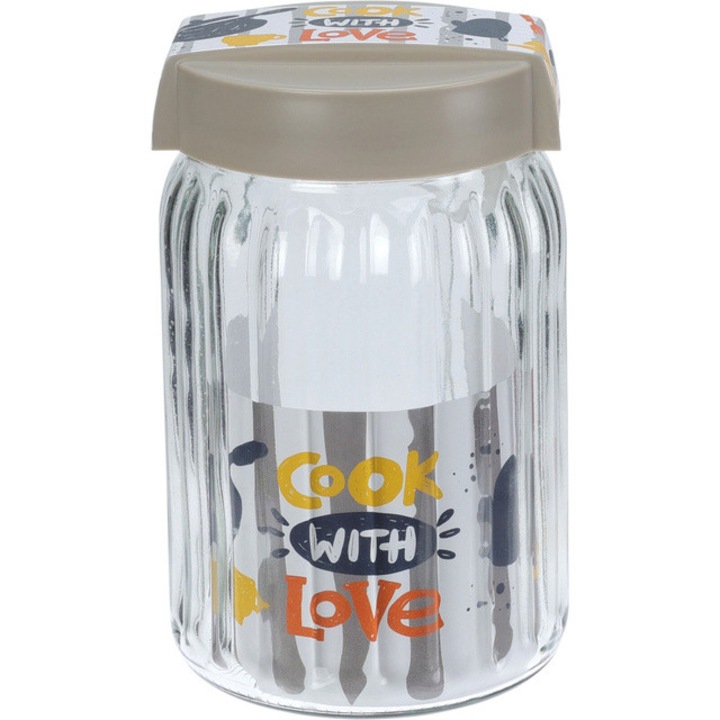 Borcan etans pentru produse vrac, 1,4 l