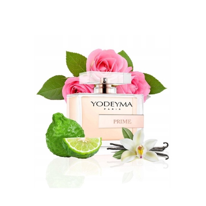 Yodeyma Prime Eau de Parfum nőknek, bergamott, rózsa és vanília árnyalatai, kifinomult és elbűvölő nőnek, 100 ml