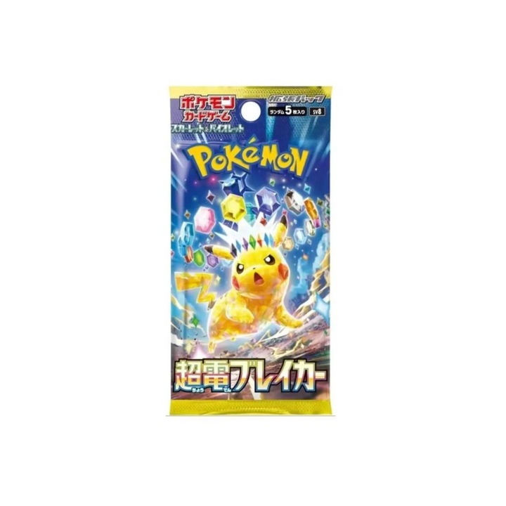 10 db Pokémon TCG kártya Scarlet & Violet Super Electric Breaker sv8 JP Booster Pack készlet