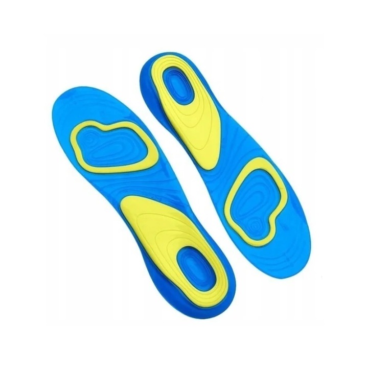 Branturi pentru pantofi cu gel, ortopedice, reduc oboseala si presiunea, Gonga® Albastru 42-46