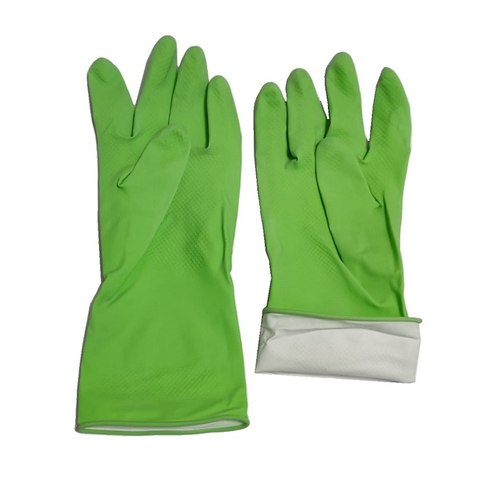 Manusi pentru menaj cauciucate, GIDA-CRIS GC328, protectie ideala pentru curatenie si confort maxim, marimea L