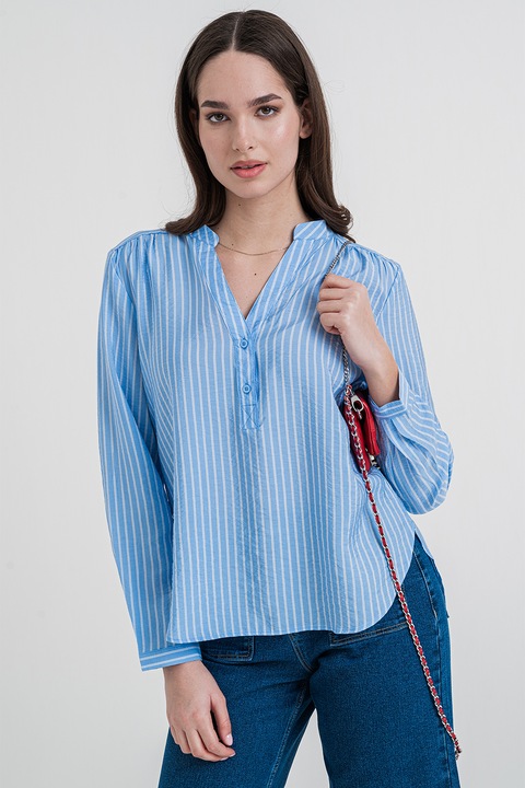 JdY, Туника Barbara, Бял/Ледено синьо, M