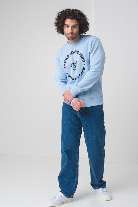 Jack & Jones, Дънки 741 Eddie с копчета, Тъмносин