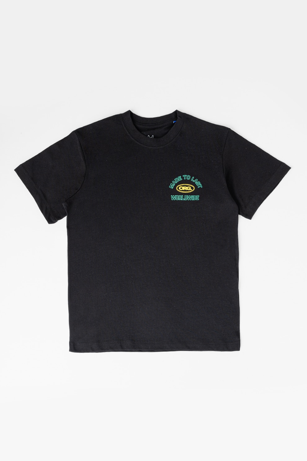 Jack & Jones, Trening de bumbac cu text, Verde, Negru, Galben, 164 CM