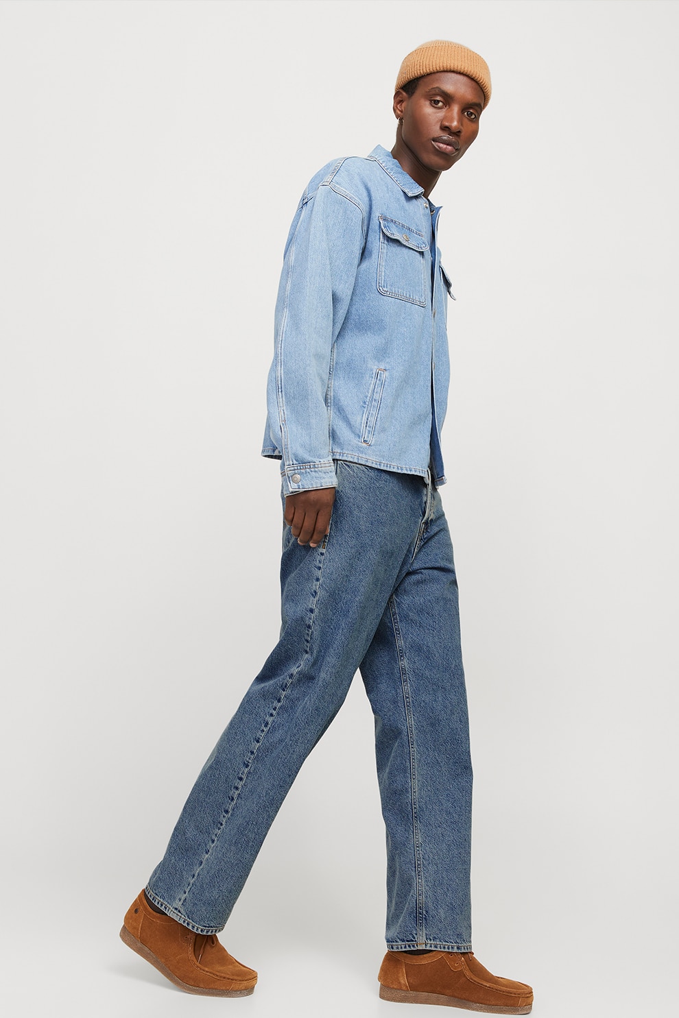 Jack & Jones, Blugi relaxed fit, Albastru inchis, W31-L32