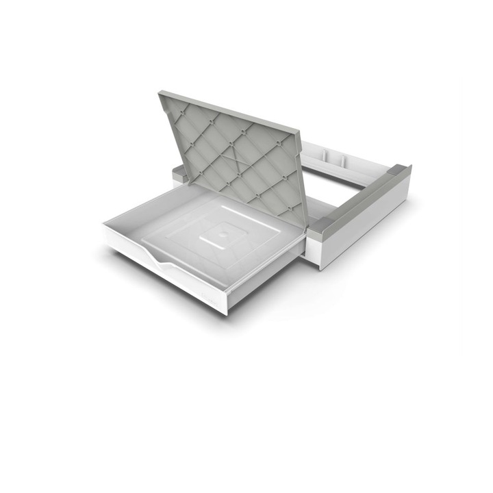 Kit Suprapunere Torre Duo pentru Uscator, 2 in 1 cu Raft si Sertar, MELICONI