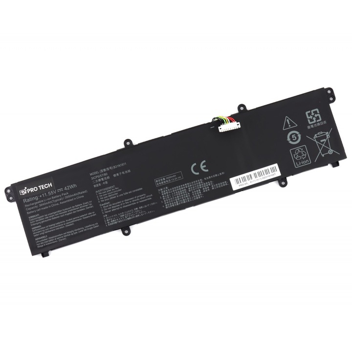 Akkumulátor kompatibilis: Asus S413FQ 42Wh, S413IA 42Wh, S413JA 42Wh, S433EA 42Wh, S433EQ 42Wh, S433FA 42Wh, S433IA 42Wh, TM420IA 42Wh, TM2WhU