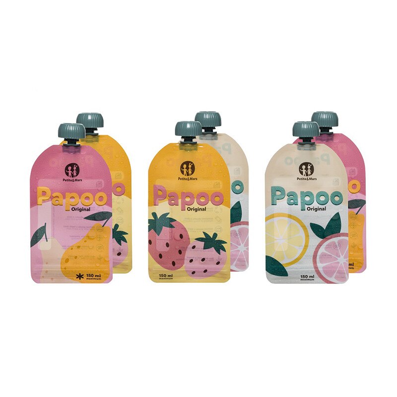 Papoo Raksha Papoo Punga originala pentru alimente pentru copii - 6 buc - eMAG.ro