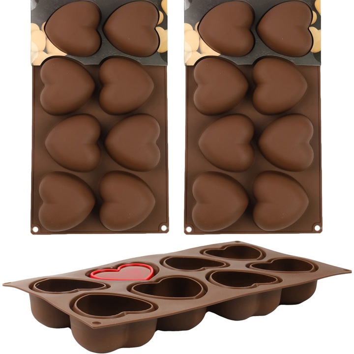 2 szilikon forma készlet szív alakú, Karl Hausmann